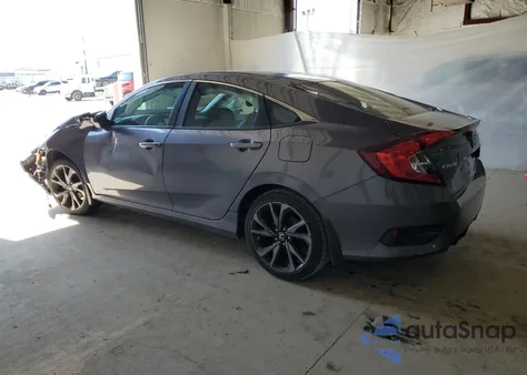 2020 Honda Civic Sport from USA, damaged, VIN 2HGFC2F82LH549291